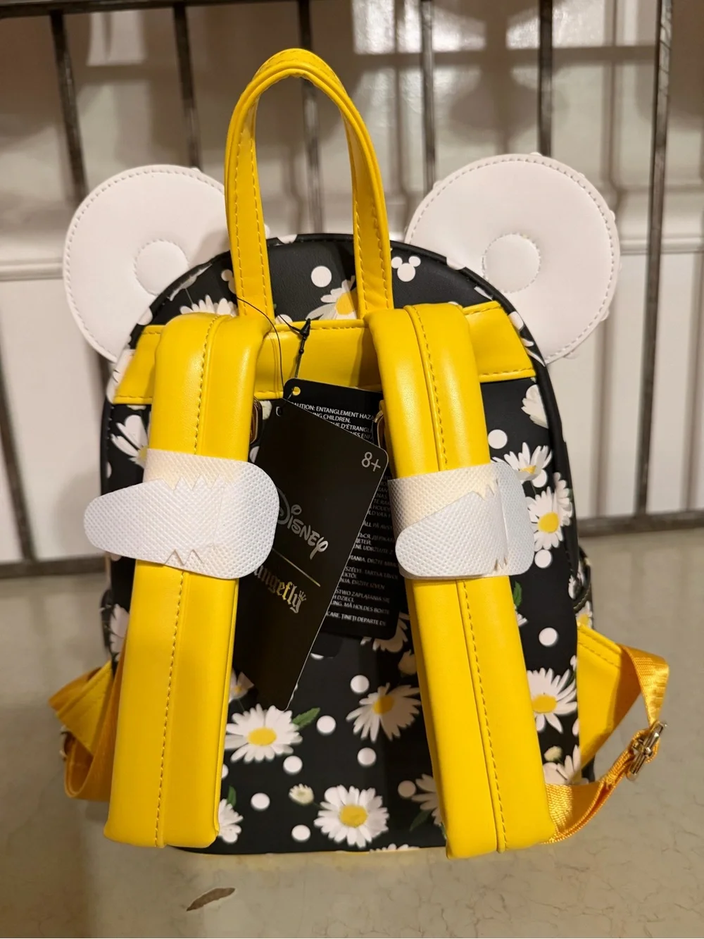 Loungefly Disney collab Daisy Print with Minnie Mouse Ears Mini Backpack